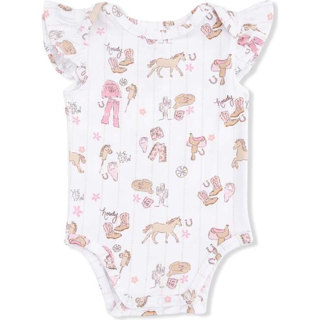 Cowgirl Nursery - Ruffle Sleeve Bodysuit