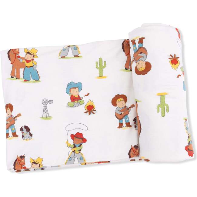 Vintage Cowboys - Swaddle Blanket