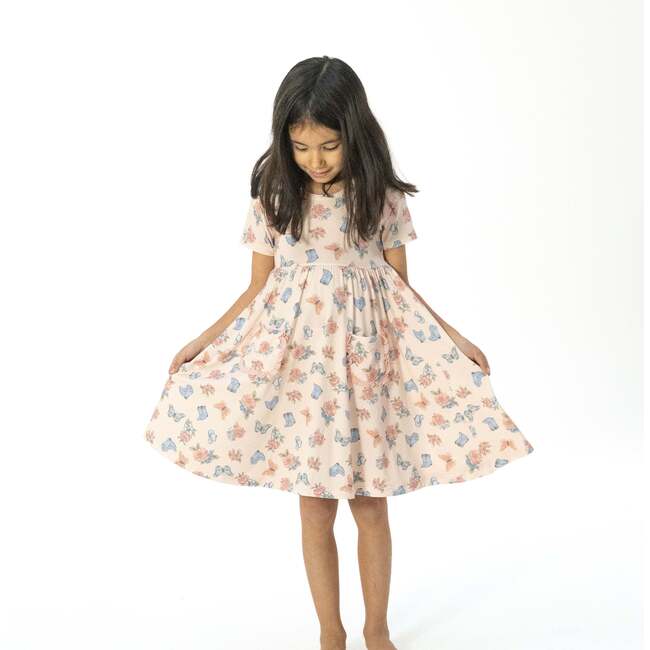 Country Girl Boots - Twirly Dress with Ruffle Pockets