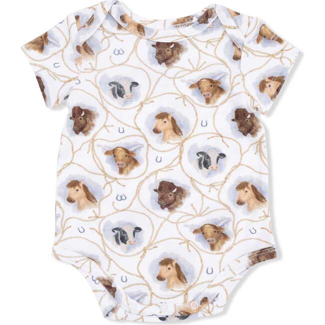 Farm Animals Rope Cameos Uni - Short Sleeve Bodysuit