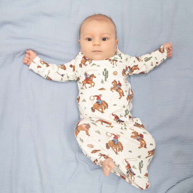 Buckaroo Western - Lap Shoulder Gown & Beanie Hat