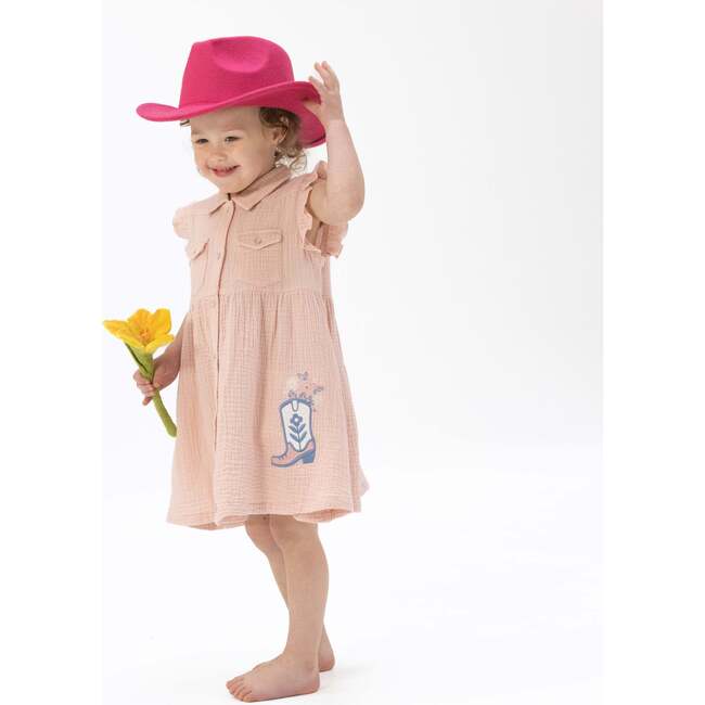 Yee Haw Cowgirl - Western Pearl Snap Dress & Bloomer
