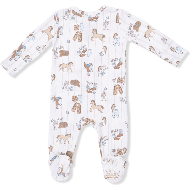 Cowboy Nursery - 2 Way Zipper Footie