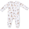 Cowboy Nursery - 2 Way Zipper Footie - Footie Pajamas - 2