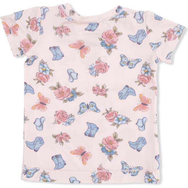 Country Girl Boots - Short Sleeve Loungewear Set