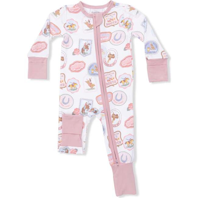 Rodeo Patches Pink - Convertible Romper