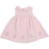 Solid Muslin Lotus - Petal Collar Dress Set - Dresses - 2