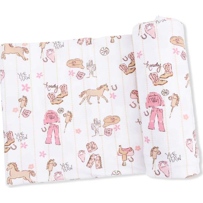 Cowgirl Nursery - Swaddle Blanket