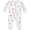 Cowboy Nursery - 2 Way Zipper Footie - Footie Pajamas - 3