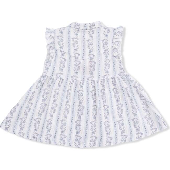 Kimberly Floral Stripe - Western Pearl Snap Dress & Bloomer - Dresses - 3
