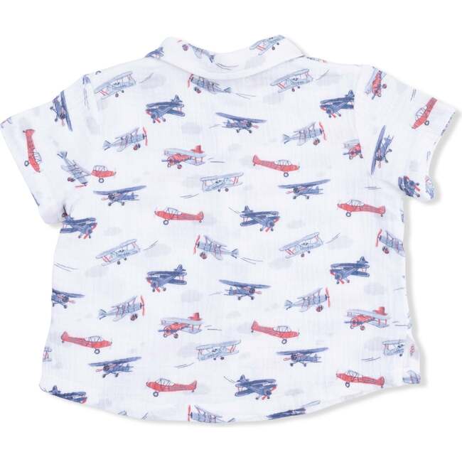 Vintage Planes - Polo Button Up with Everyday Short