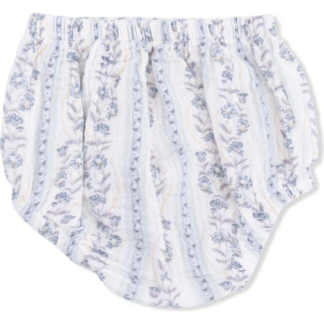 Kimberly Floral Stripe - Western Pearl Snap Dress & Bloomer - Dresses - 4