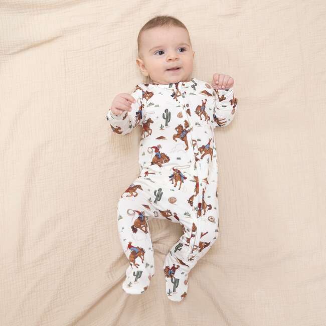 Buckaroo Western - 2 Way Zipper Footie