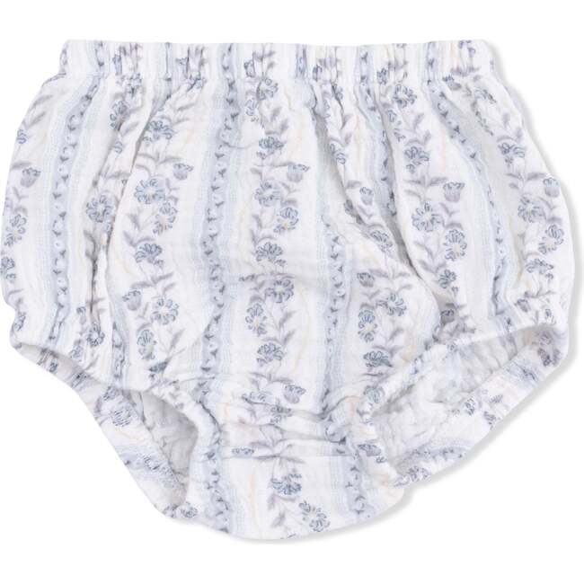 Kimberly Floral Stripe - Western Pearl Snap Dress & Bloomer - Dresses - 5