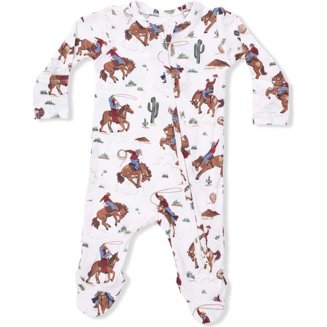Buckaroo Western - 2 Way Zipper Footie - Footie Pajamas - 3