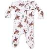 Buckaroo Western - 2 Way Zipper Footie - Footie Pajamas - 3