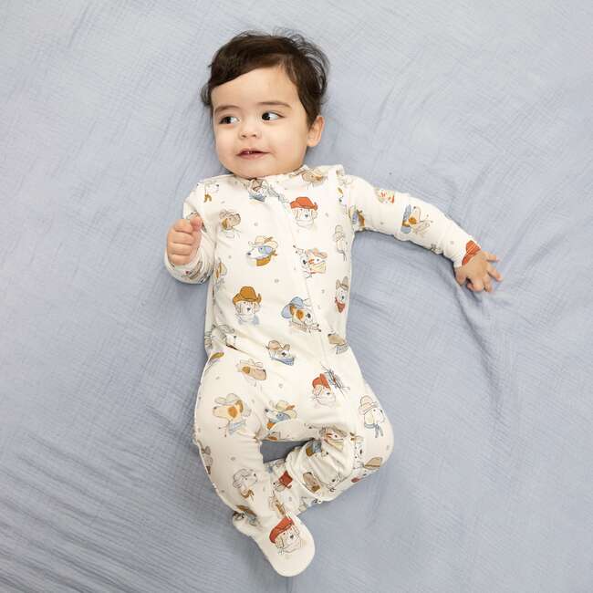 Cowdogs - 2 Way Zipper Footie