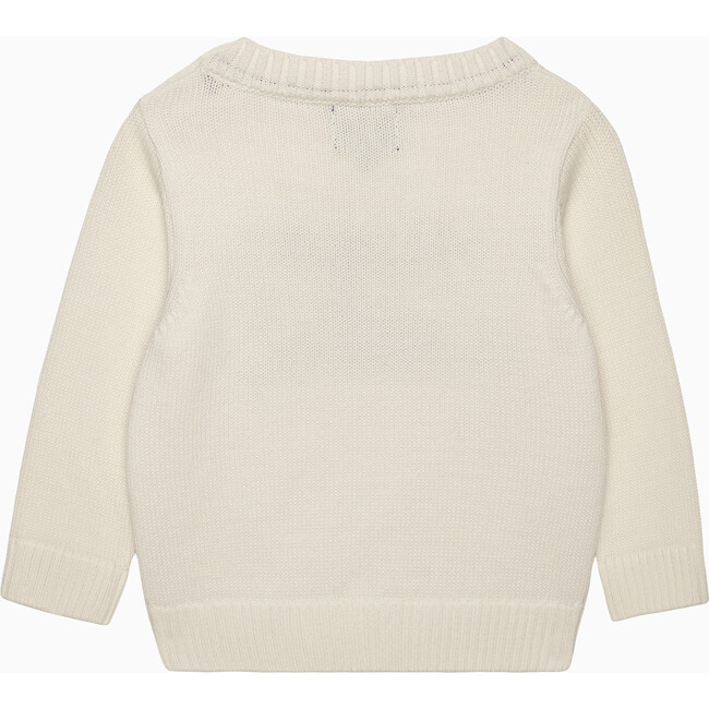 BABY GEORGE JUMPER, OFF WHITE