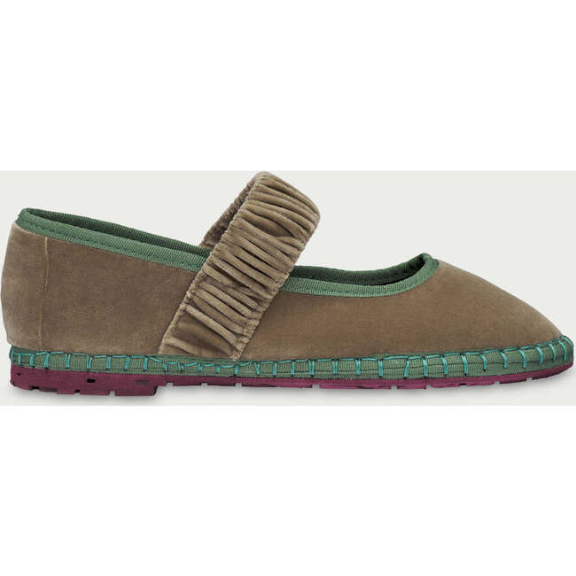 Women Velvet Mafalda Mossy Light Brown