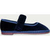 Women Velvet Mafalda Molly Dark Blue - Mary Janes - 1 - thumbnail