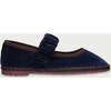 Women Velvet Mafalda Dark Blue - Mary Janes - 1 - thumbnail