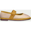 Women Velvet Mafalda Ruffle Sand Beige - Mary Janes - 1 - thumbnail