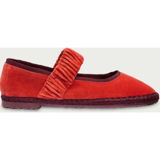 Women Velvet Mafalda Orange