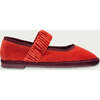 Women Velvet Mafalda Orange - Mary Janes - 1 - thumbnail