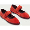 Women Velvet Mafalda Orange - Mary Janes - 2