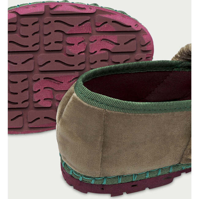 Women Velvet Mafalda Mossy Light Brown - Mary Janes - 3