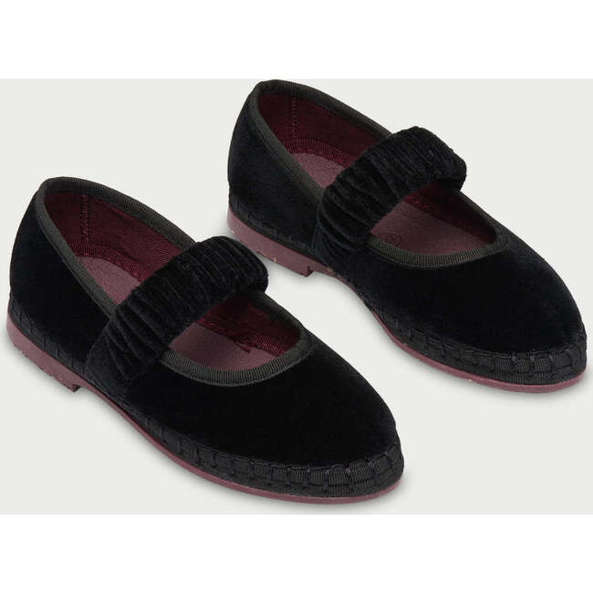 Women Velvet Mary Jane Mafalda Black