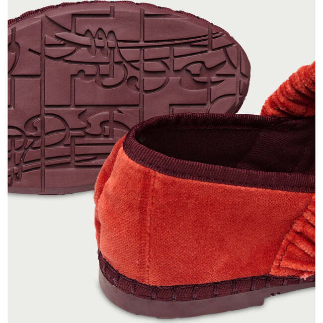 Women Velvet Mafalda Orange - Mary Janes - 3