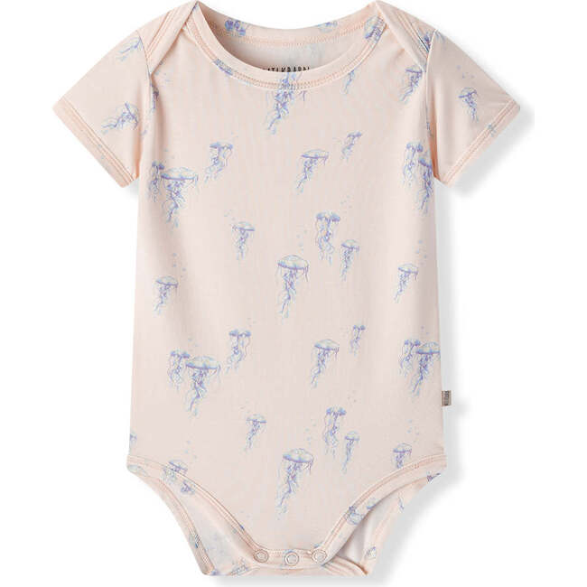 Sunset Jellyfish Cotton Stretch Short Sleeve One Piece
