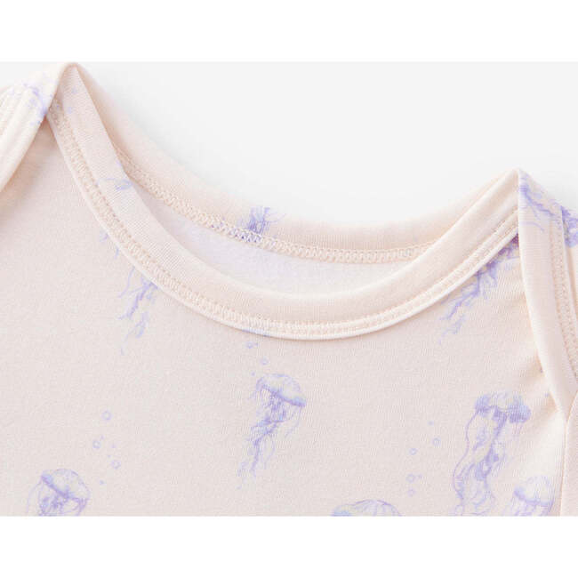 Sunset Jellyfish Cotton Stretch Long Sleeve One Piece