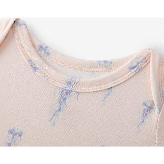 Sunset Jellyfish Cotton Stretch Short Sleeve One Piece