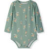 Swimming Koi Cotton Stretch Long Sleeve One Piece - Onesies - 1 - thumbnail