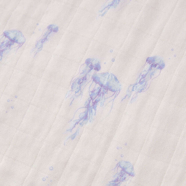 Sunset Jellyfish Organic Cotton Two-Piece Burp Cloth Set - Burp Cloths - 3