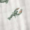 Mint Lobster Contour Four Layer Burp Cloth - Burp Cloths - 4