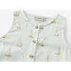 Sailboat Melody Tank Top Shortall - Rompers - 2