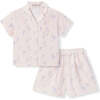 Sunset Jellyfish Button-Up Two Piece Set - Mixed Apparel Set - 1 - thumbnail