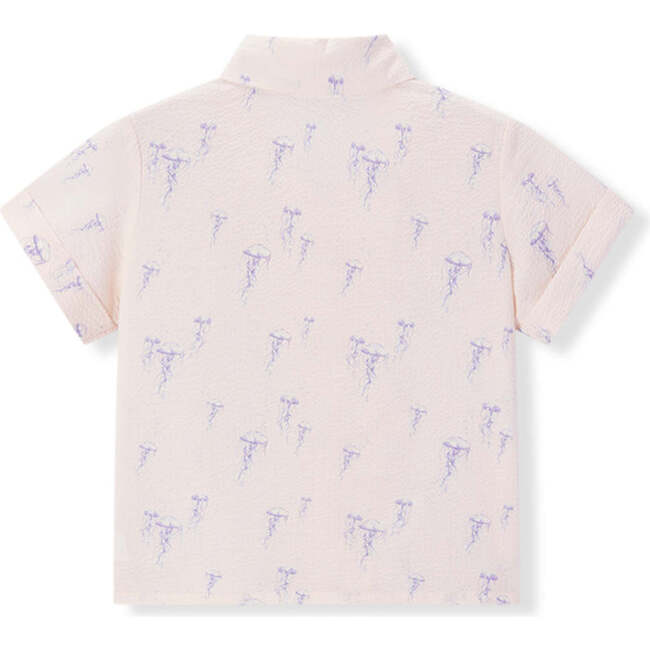 Sunset Jellyfish Button-Up Two Piece Set - Mixed Apparel Set - 3