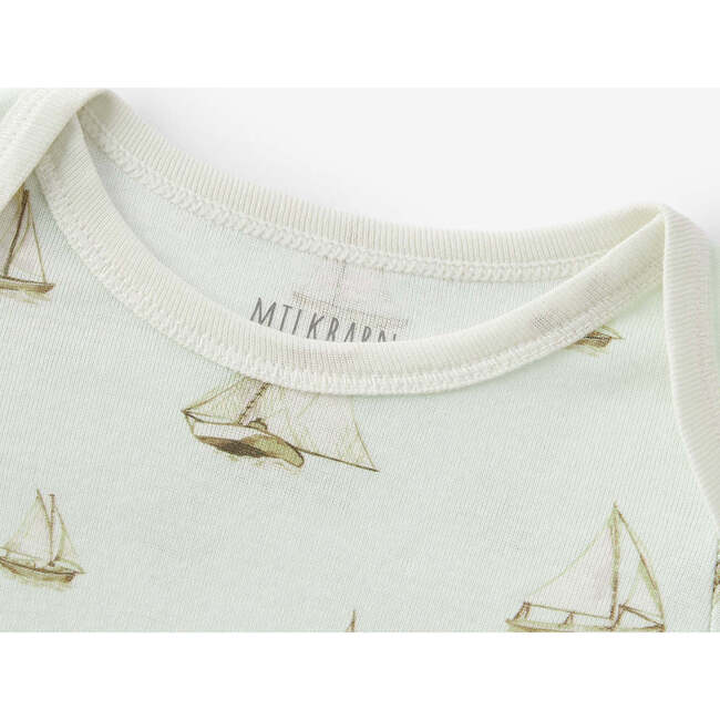 Sailboat Melody Organic Cotton Long Sleeve One Piece