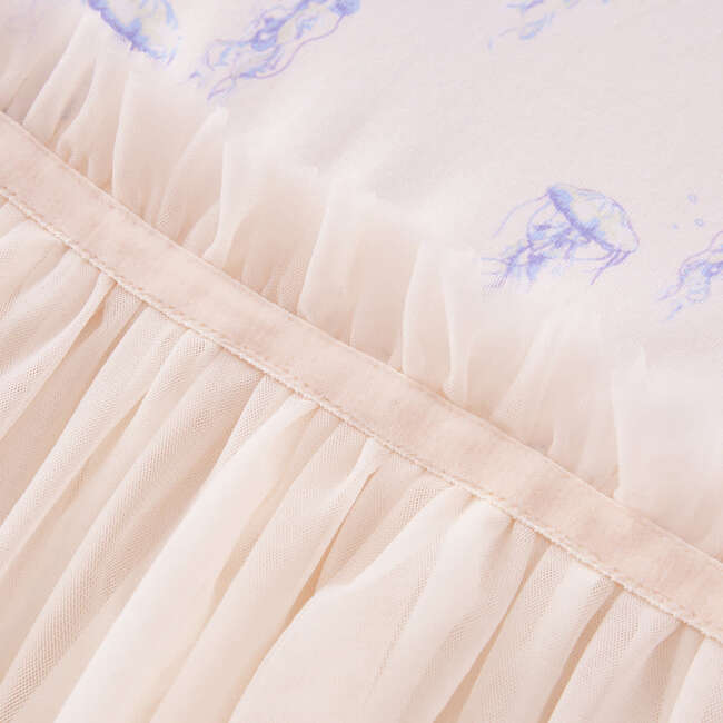 Sunset Jellyfish Cotton Stretch Ballet Dress - Mixed Apparel Set - 4