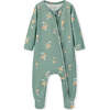 Swimming Koi Cotton Stretch Zipper Footed Romper - Footie Pajamas - 1 - thumbnail