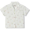 Sailboat Melody Linen Button-Up Shirt & Shorts Set - Mixed Apparel Set - 2