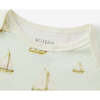 Sailboat Melody Organic Cotton Short Sleeve One Piece - Onesies - 2