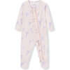 Sunset Jellyfish Cotton Stretch Ruffle Footed Romper - Footie Pajamas - 1 - thumbnail