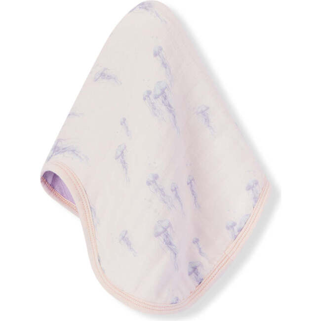 Sunset Jellyfish Contour Four Layer Burp Cloth