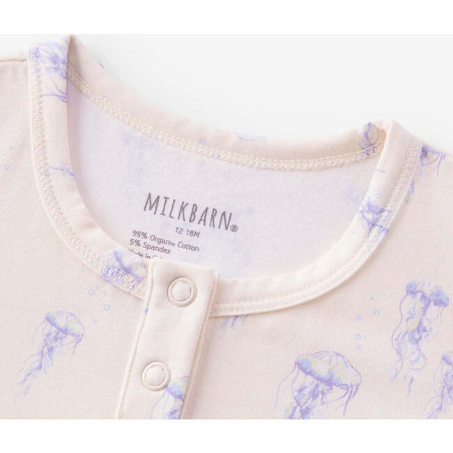 Sunset Jellyfish Cotton Stretch Shortall