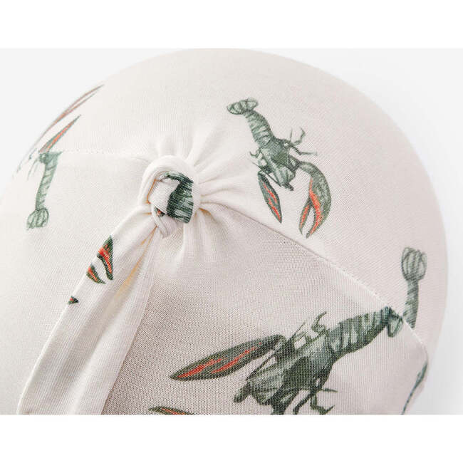 Mint Lobster Luxe Stretch Knotted Beanie Hat